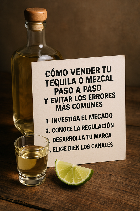 Cómo vender tu tequila o mezcal paso a paso y evitar los errores más comunes