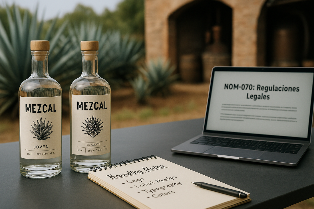 Crear marca propia de mezcal: branding, NOM-070 y ventas