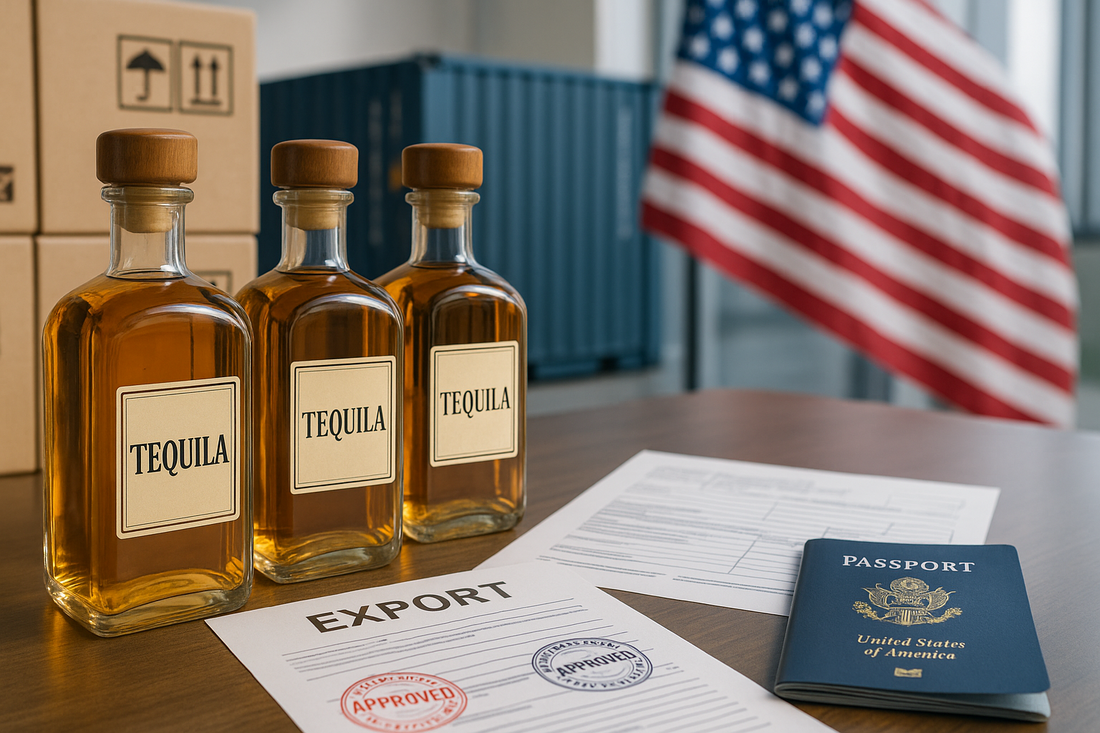 Exportación de tequila a USA: requisitos, errores y ruta de entrada