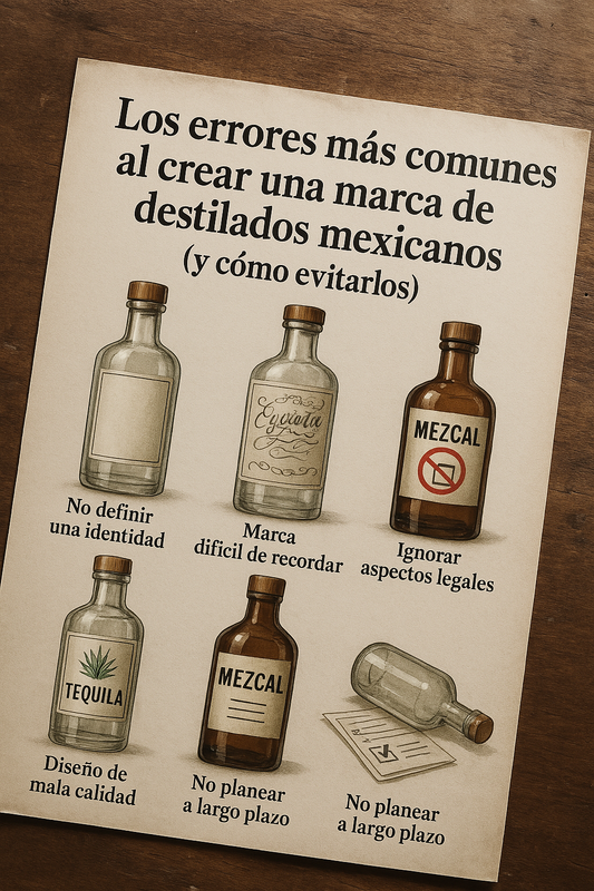 Los errores más comunes al crear una marca de destilados mexicanos (y cómo evitarlos)