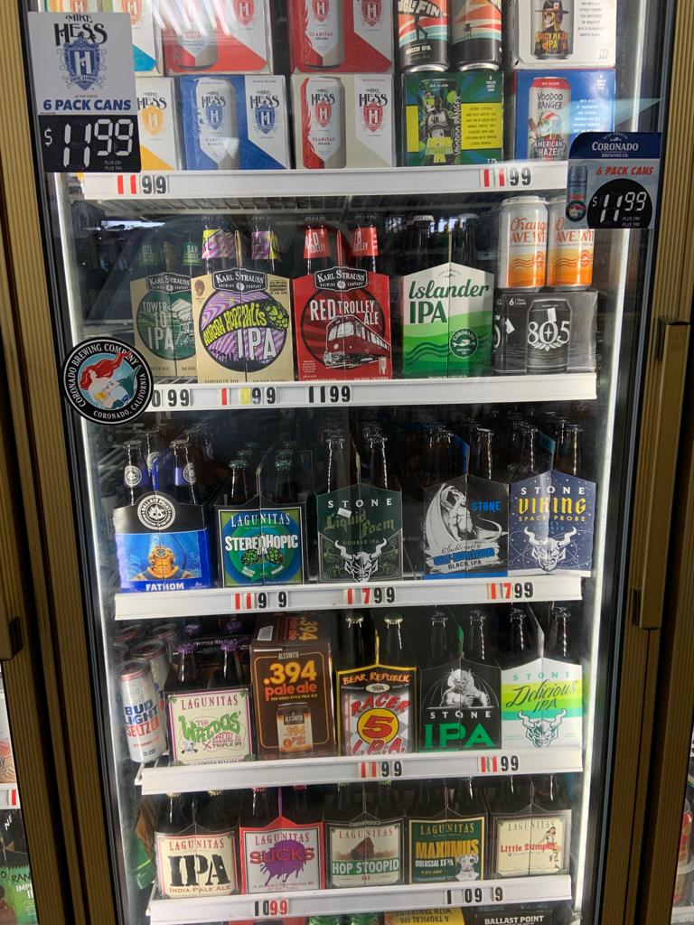 Cerveza Artesanal Clara u Oscura en Refrigerador