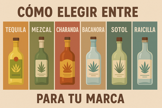Cómo elegir entre tequila, mezcal, charanda, bacanora, sotol o raicilla para tu marca