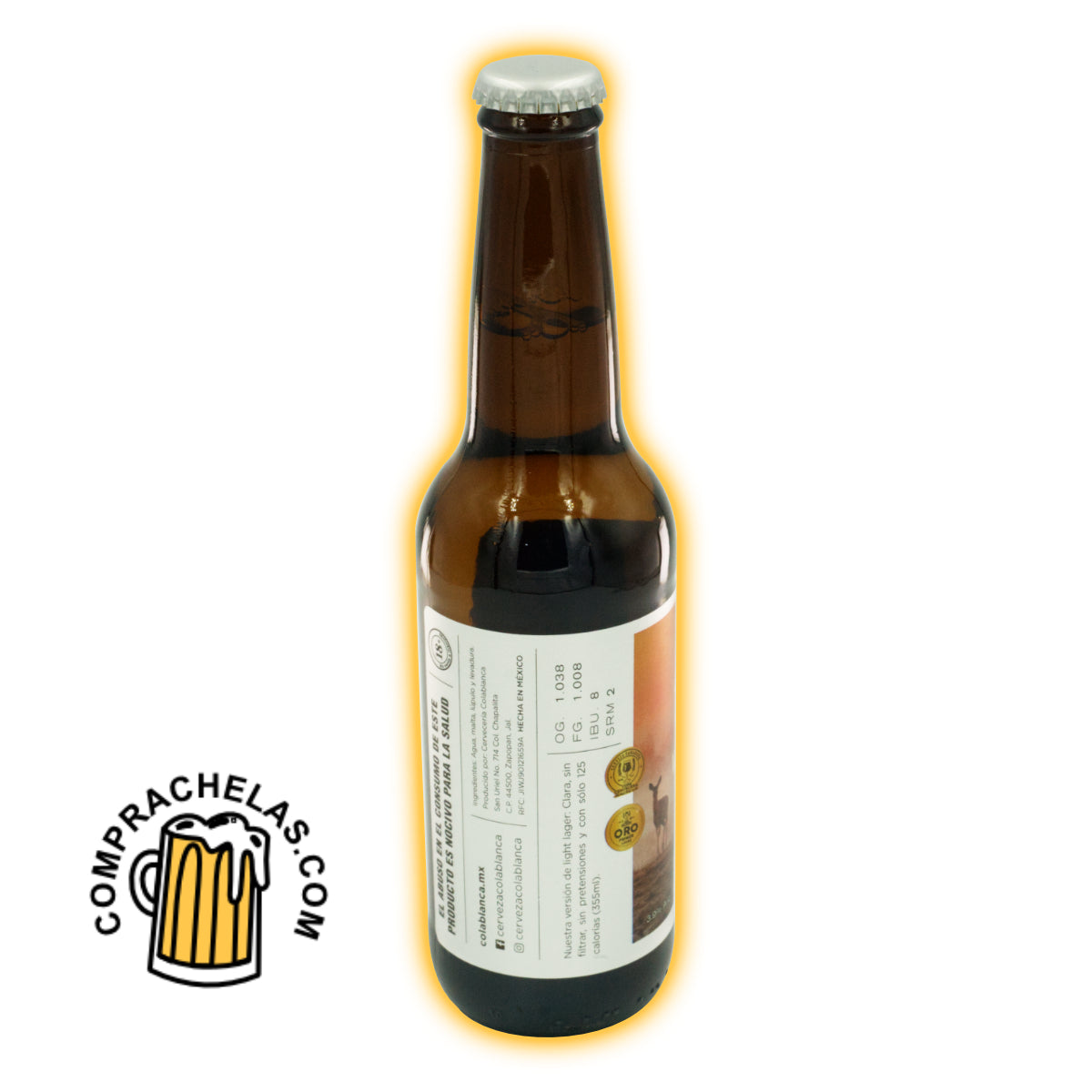 Colablanca Venadita: Light Lager Beer Winner of 2 Gold Medals