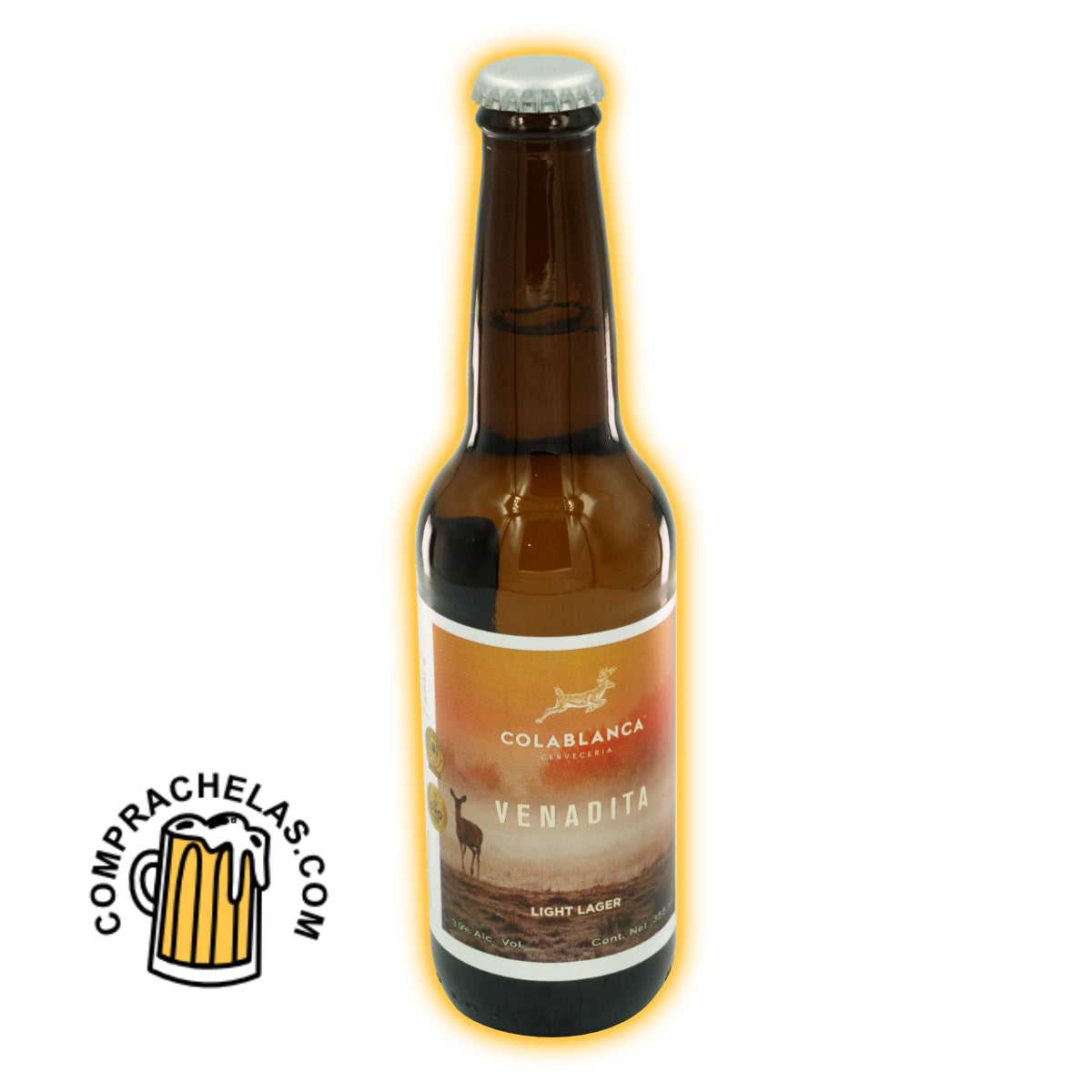 Colablanca Venadita: Light Lager Beer Winner of 2 Gold Medals