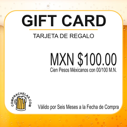 CompraChelas.com and CompraTequila.com Gift Card