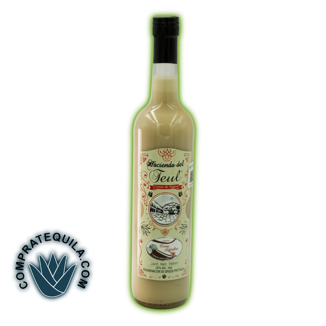 Descubre la Exquisita Crema de Agave Hacienda del Teul Sabor Crema Irlandesa: Un Placer Único de Zacatecas - Compramezcales.com y Comprachelas.com