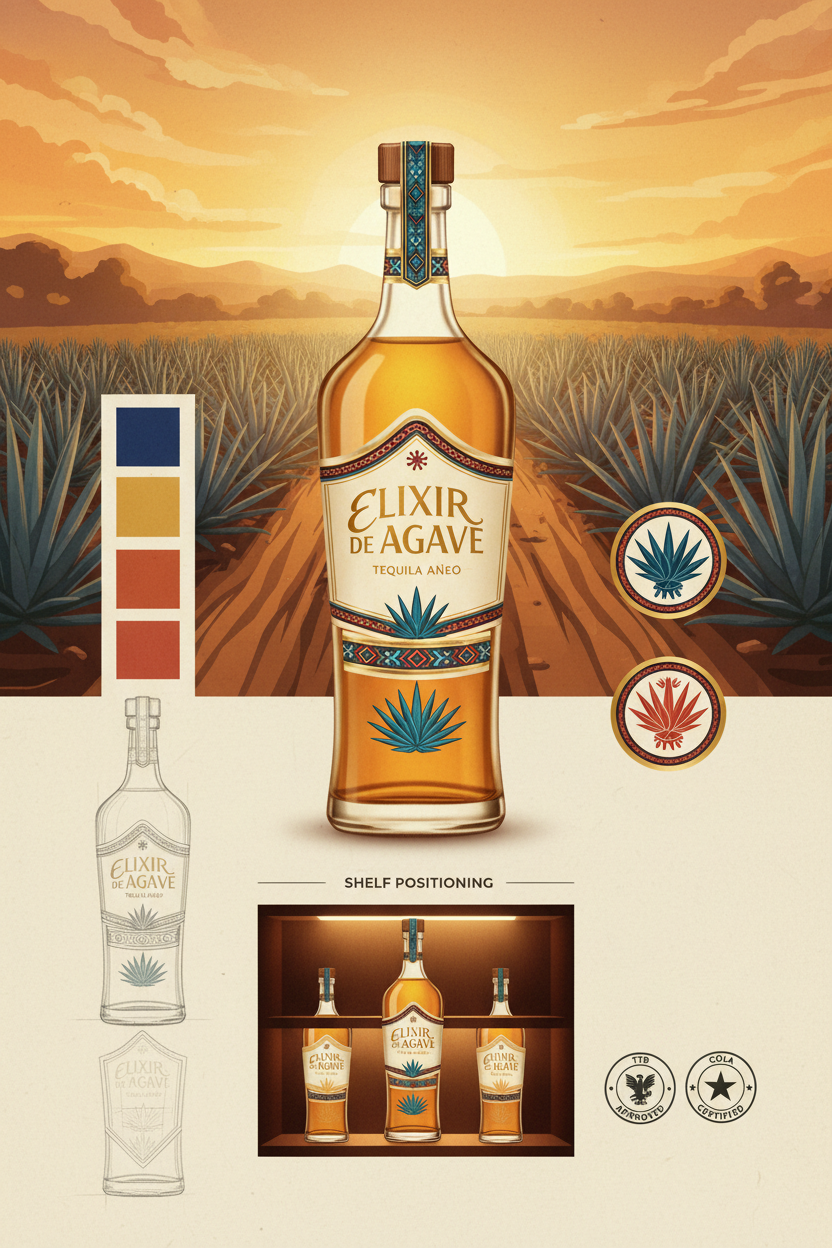 Cómo Diseñar una Marca de Tequila que Venda en Estados Unidos