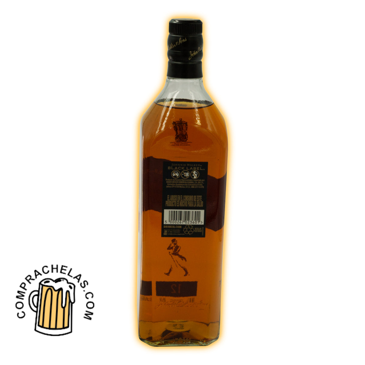 Experience the Luxury of Johnnie Walker Black Label Whiskey at CompraChelas and CompraTequila