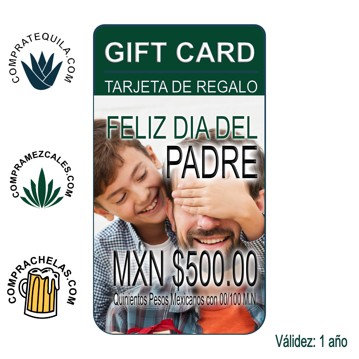 CompraTequila and CompraMezcales Gift Card: The Perfect Gift for Father's Day