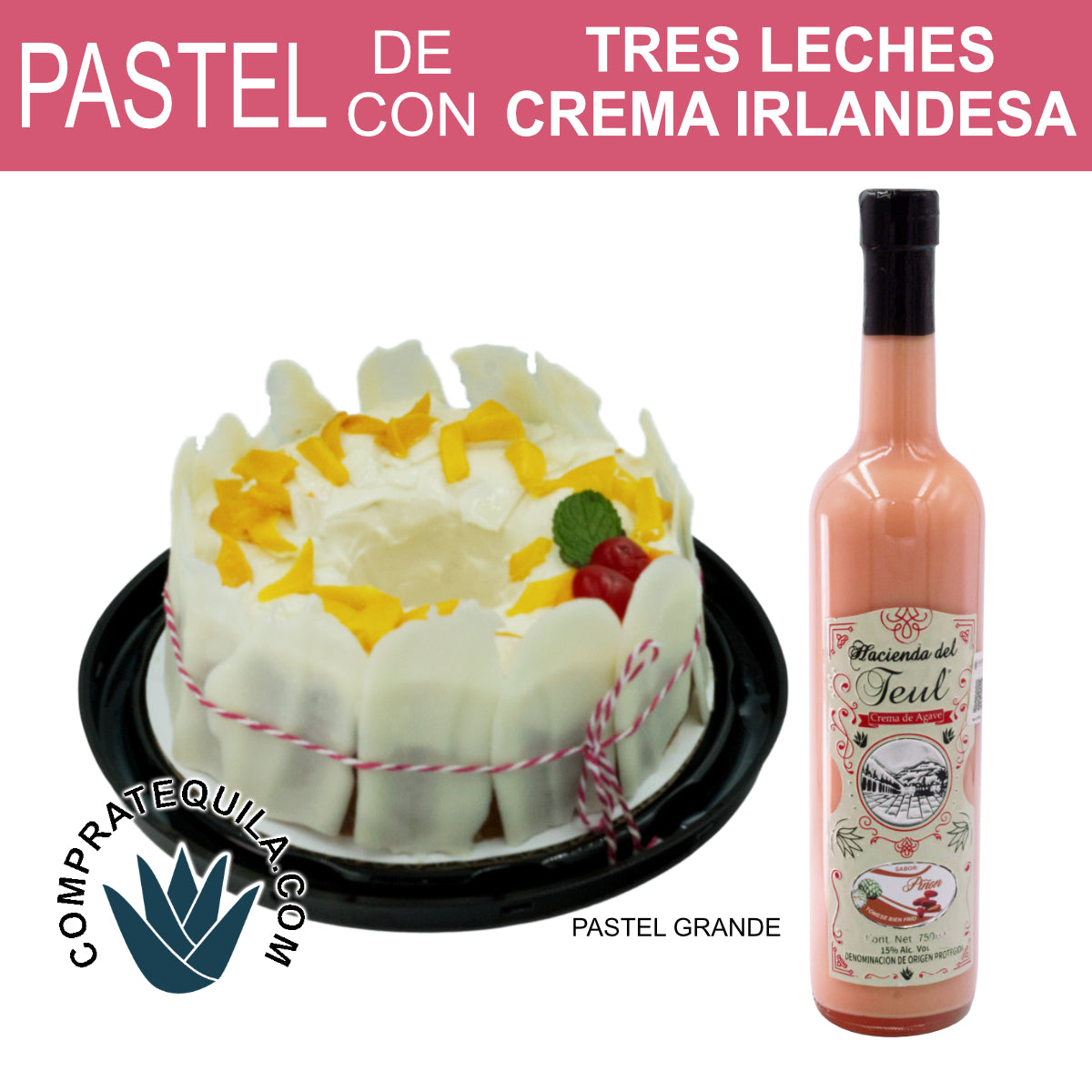 Exquisite Celebration: Special Edition Tres Leches Cake with Mezcal Agave Cream for Mother's Day