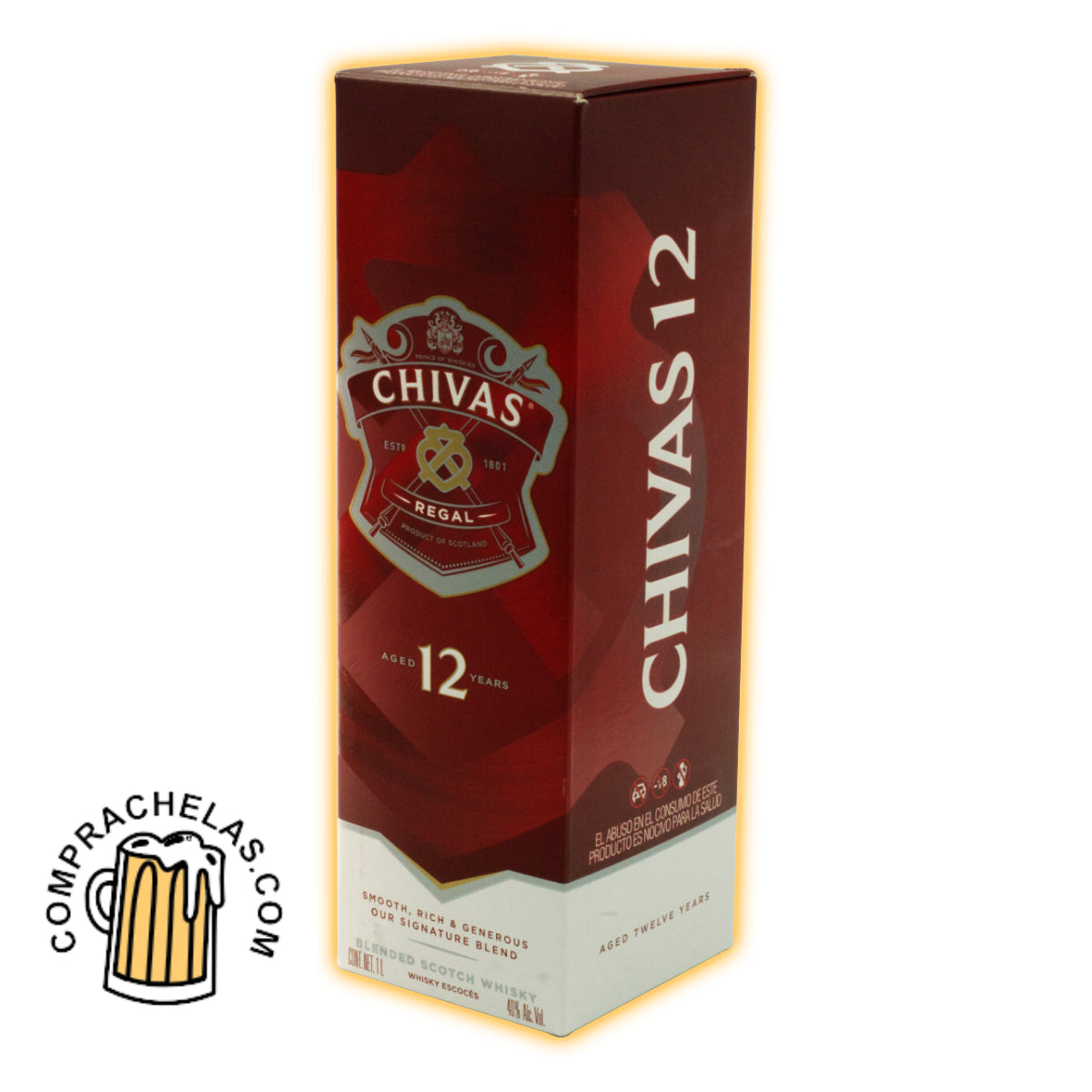 Chivas Regal 12: The Art of Seduction in Scotch Whiskey in CompraChelas and CompraTequila