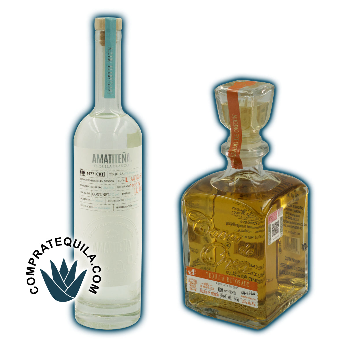 Amatiteña Blanco Tequila: Purity without additives in every sip, available at Compratequila.com